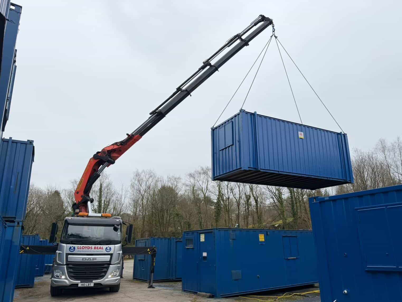 Container transport background