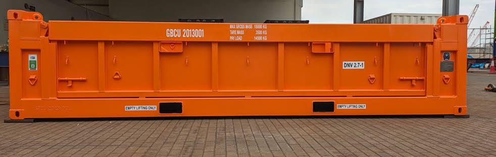 Half Height container